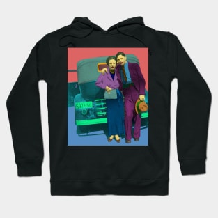 Bonnie and Clyde Pop Art Hoodie